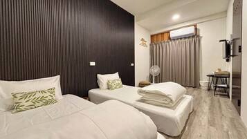 Kamar Twin Ekonomi, 1 kamar tidur, Bebas Asap Rokok, kamar mandi umum | Wi-Fi gratis dan seprai linen