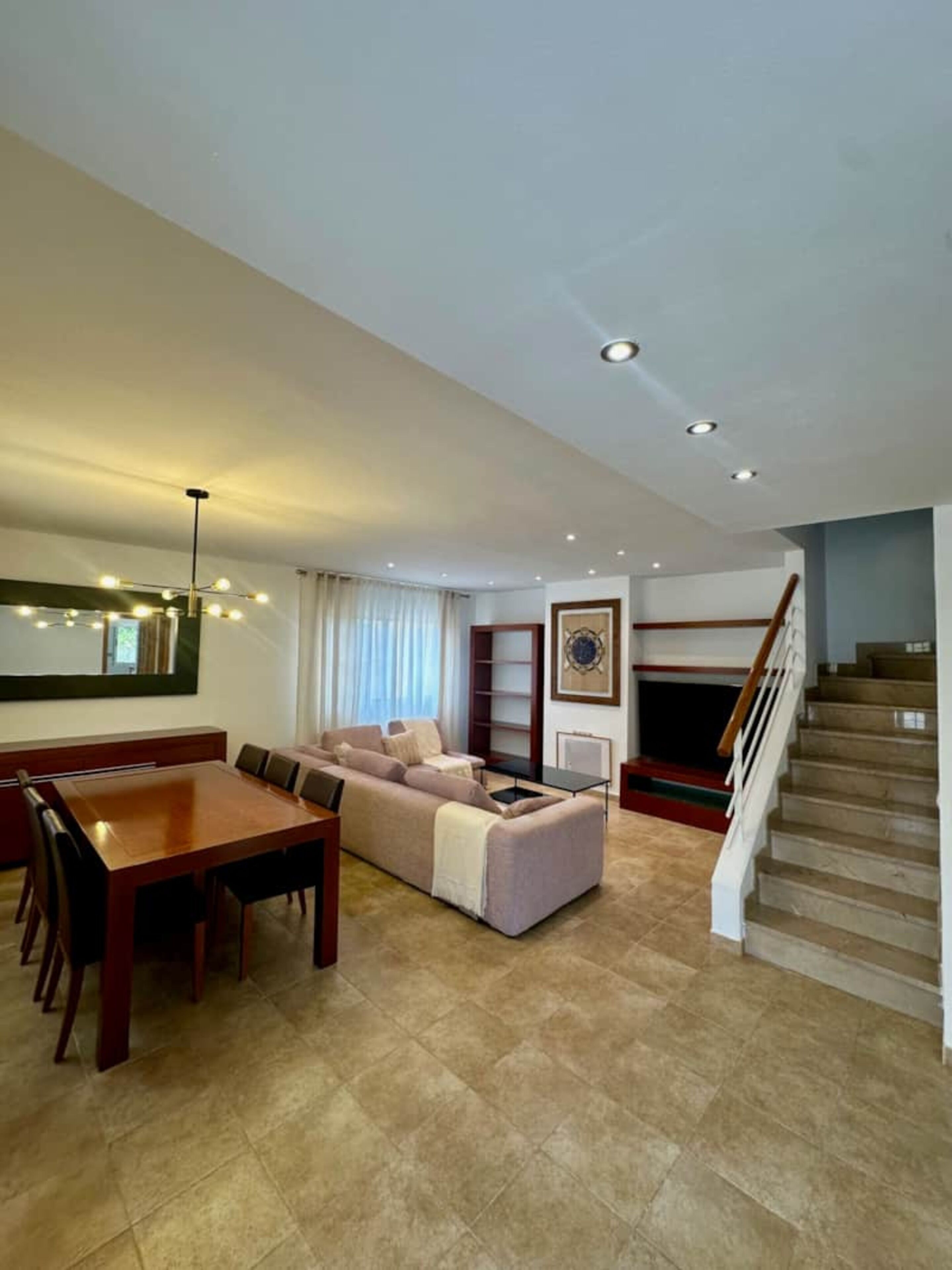 Chalet, 4 slaapkamers, roken, privézwembad | Woonkamer