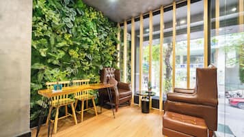 Lobby sitting area