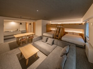 Family Suite, Non Smoking | Down comforters, in-room safe, desk, blackout drapes - DANSETSU SAPPORO (Sapporo)