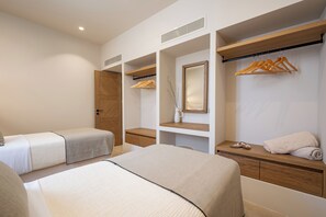 Superior Studio Suite, 2 Bedrooms | Individually furnished, blackout curtains, iron/ironing board, free WiFi - Analeia Luxury Hotel - Adults Only (Kalymnos)