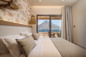 Superior Studio Suite, 2 Bedrooms | Individually furnished, blackout curtains, iron/ironing board, free WiFi - Analeia Luxury Hotel - Adults Only (Kalymnos)
