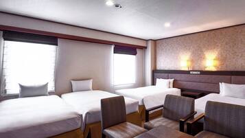 Executive-Zweibettzimmer, Nichtraucher | Schreibtisch, Verdunkelungsvorhänge, kostenloses WLAN, Bettwäsche