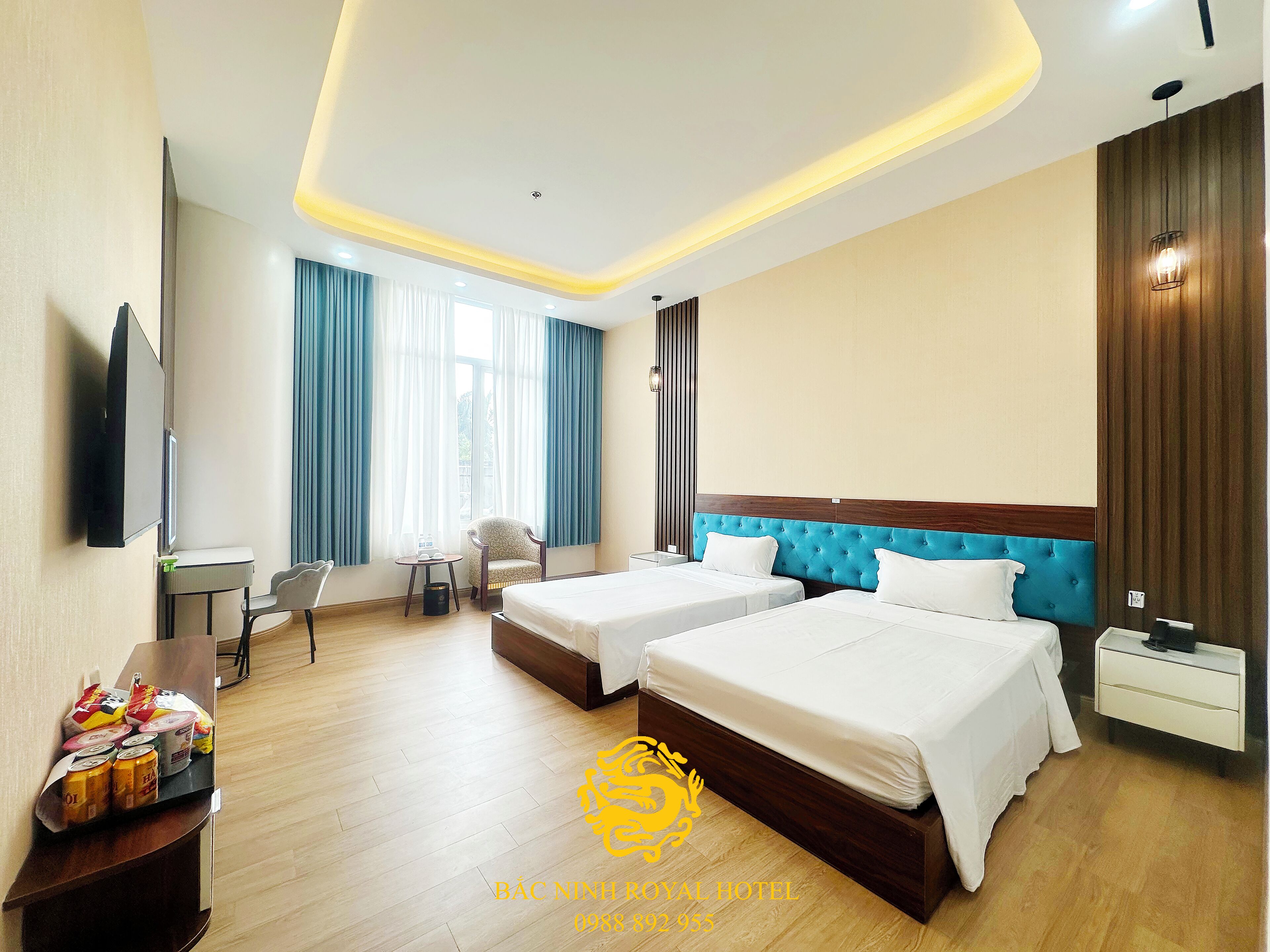 Superior Double Room | Down comforters, memory foam beds, desk, iron/ironing board