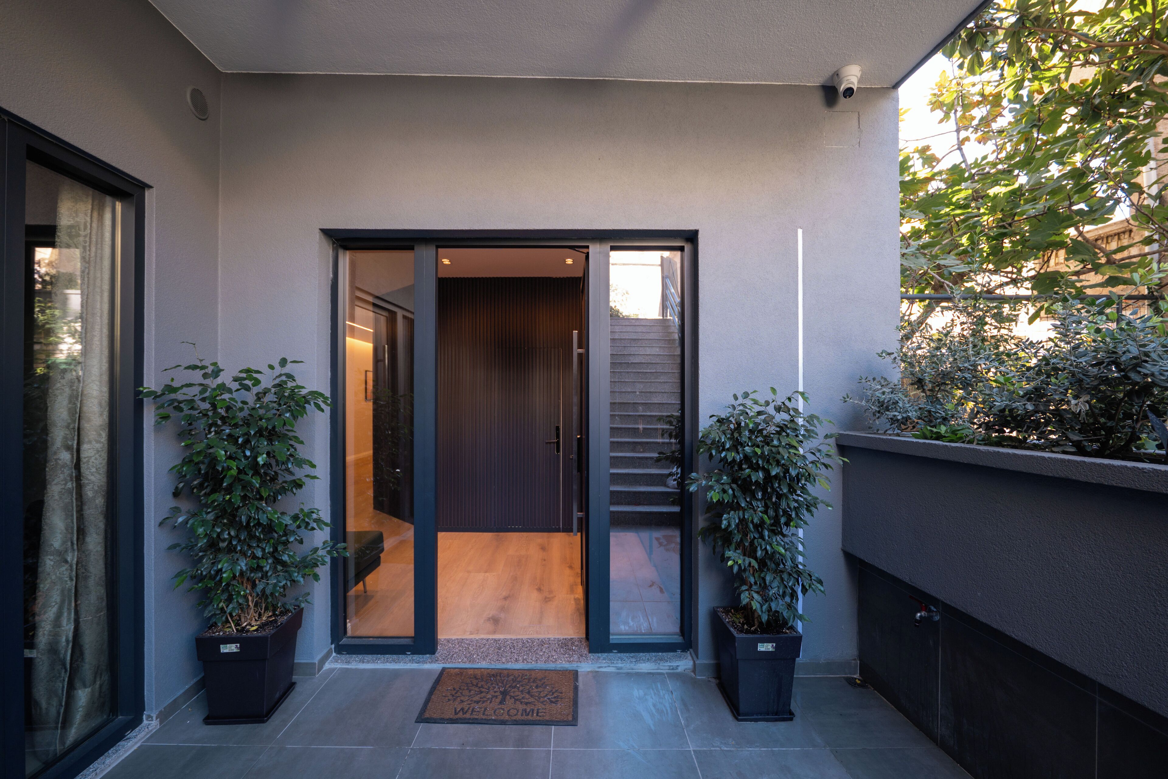 Fassade der Unterkunft