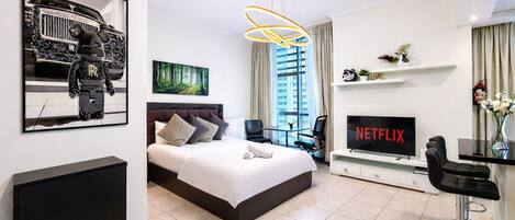 1 makuuhuone, silitysrauta/-lauta, Wi-Fi, vuodevaatteet