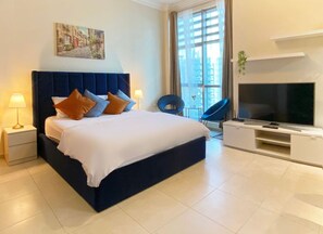 1 bedroom, iron/ironing board, WiFi - Stylish Studio close to the beach in Dubai Marina (Dubai)