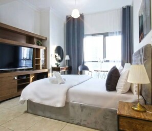 1 soverom, strykejern/-brett, wi-fi og sengetøy