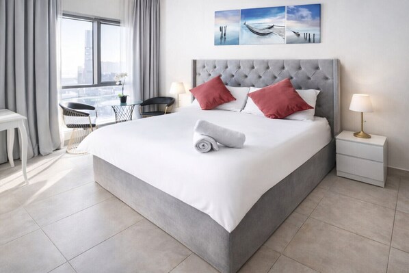 1 habitación, tabla de planchar con plancha, wifi y ropa de cama 