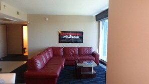 Televisión y reproductor de DVD 