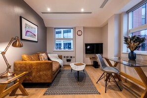 Appartamento Deluxe, 1 camera da letto | Area soggiorno