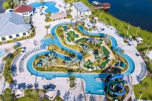 Outdoor pool, a heated pool - Private Pool & Theater | Themed Rooms for Kids (Kissimmee)