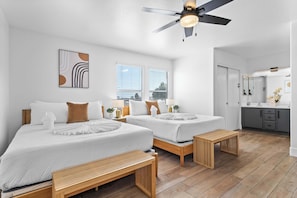 6 bedrooms, travel crib, WiFi, bed sheets