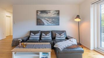 TV, DVD player, books, stereo