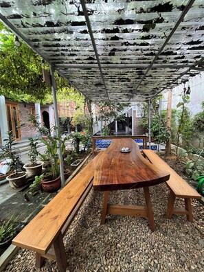 Utendørs bankettområde