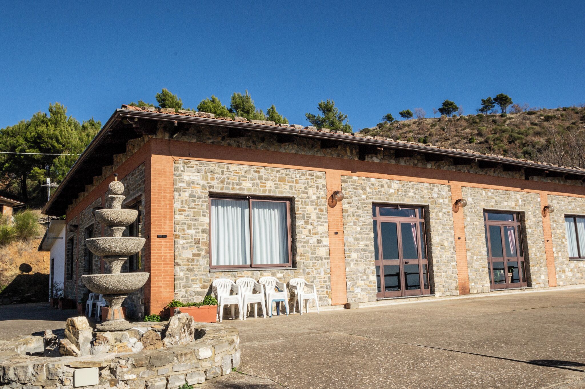 Fassade der Unterkunft