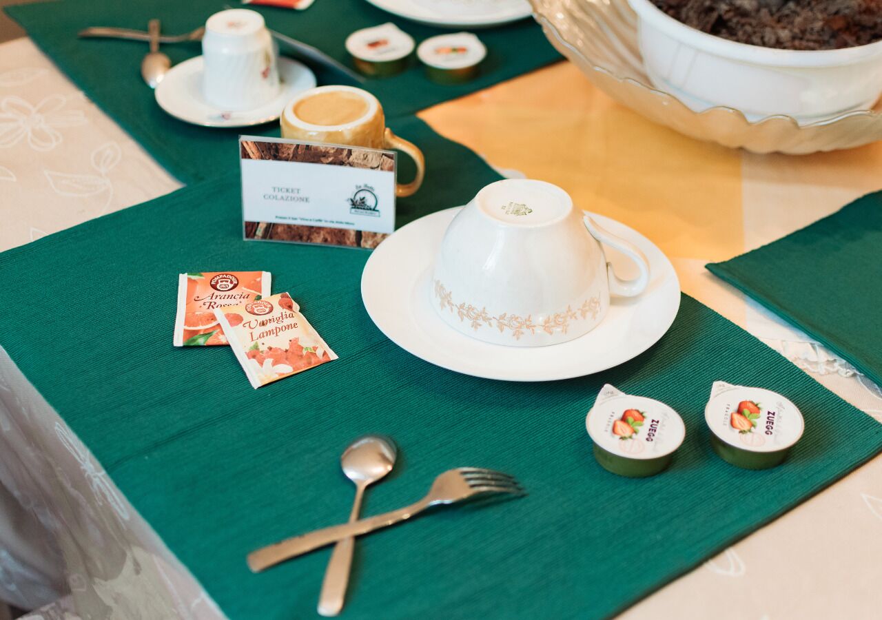 Free daily self-serve breakfast