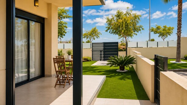 Apartment, 2 Schlafzimmer, Gartenblick | Terrasse/Patio