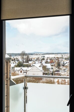 Uitzicht vanaf balkon