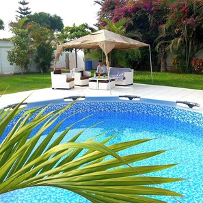Outdoor pool - Beautiful Villa with double bedroom and private bathroom  (Huanchaco)