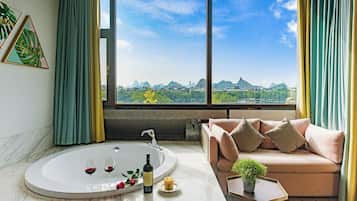 全景小屋, 1 張特大雙人床, 非吸煙房, 河景 | 高級寢具、羽絨被、記憶床墊、獨特裝潢