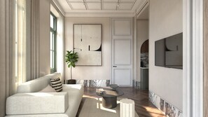 Luxe appartement | Een kluis op de kamer, geluiddichte muren, een strijkplank/strijkijzer