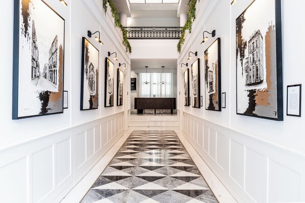 Interior entrance