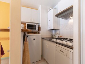 Fridge, microwave, stovetop, dishwasher - Spacious studio 6 ppl, parking, pets allowed (La Mongie)