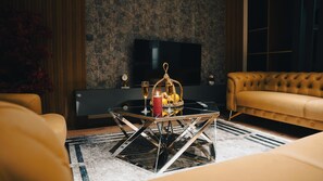 Luxury Villa, Balcony, Mountain View | Living area | Flat-screen TV - Villa 3917 Erciyes (Kayseri)