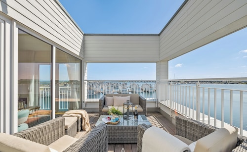 Nantucket - 1. Reihe am Wasser, Dachterrasse, Sauna, Kamin