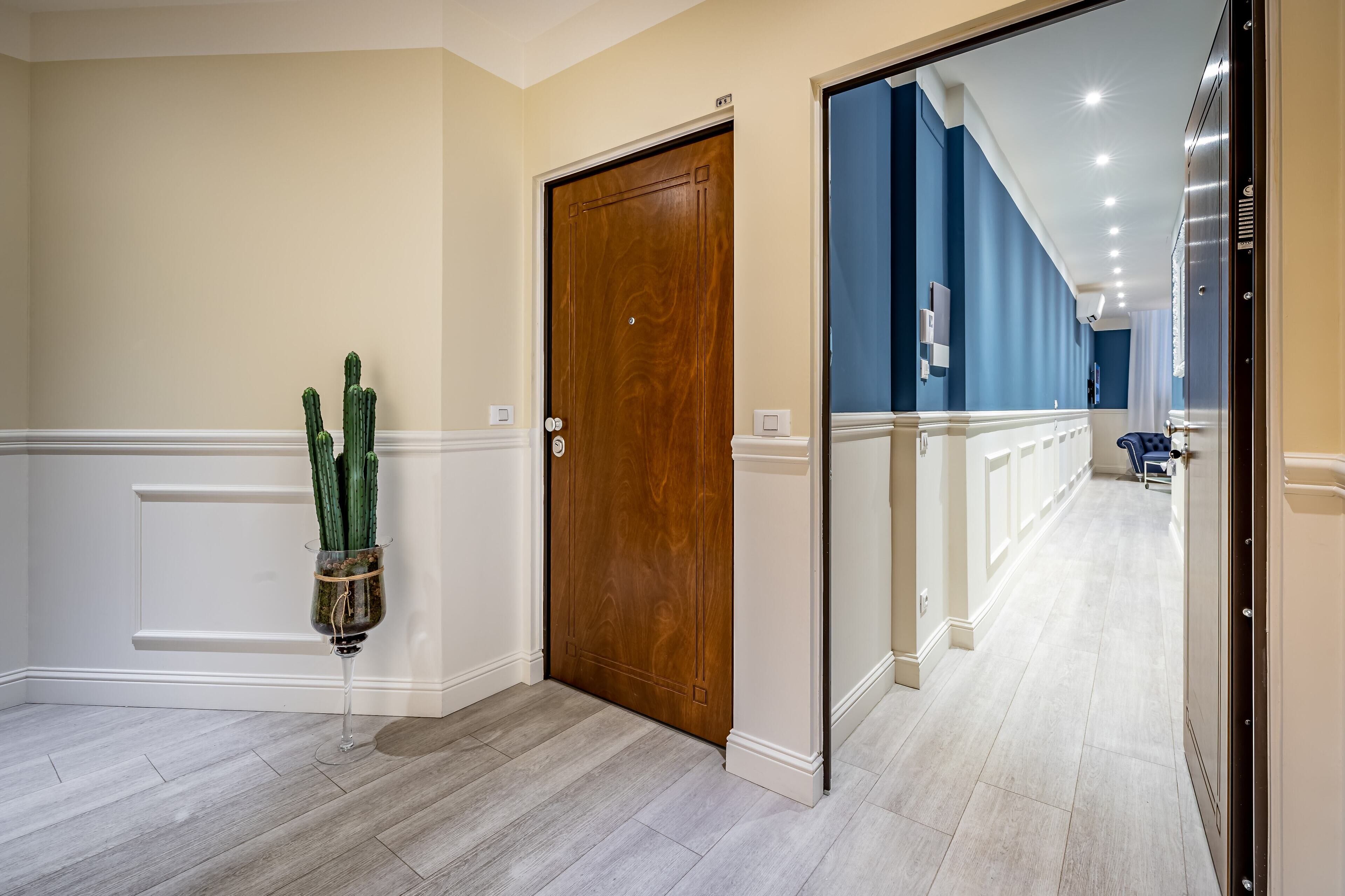 Interior entrance