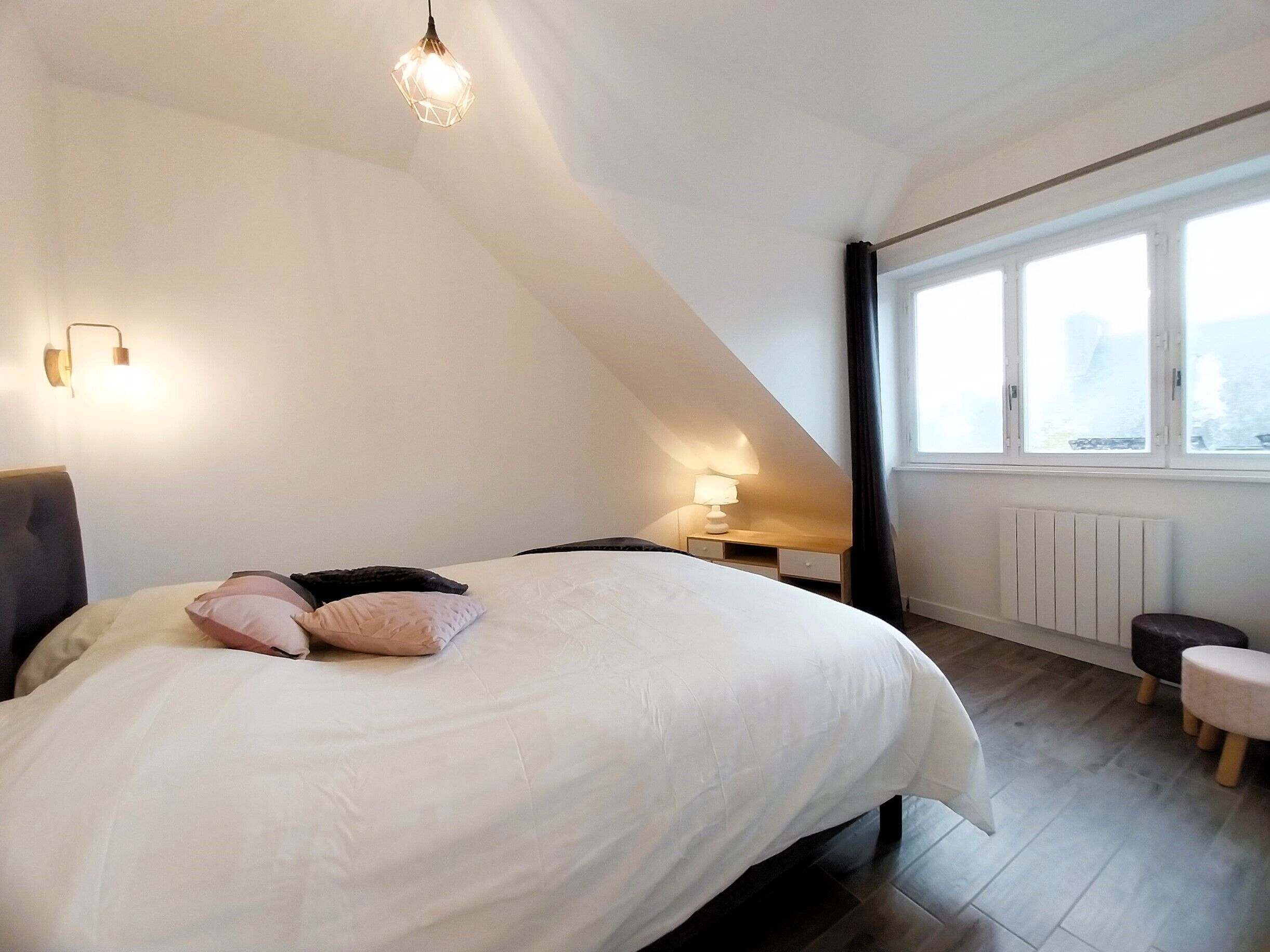 1 makuuhuone, silitysrauta/-lauta, vauvan matkasänky, Wi-Fi