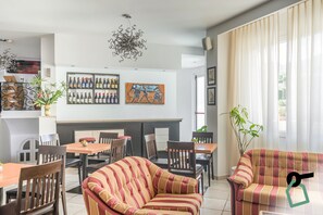 Zona de estar del vestíbulo