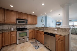Microwave, dishwasher