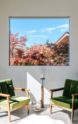 Luxus villa, több hálószobával, kilátással a kertre | Kertre néző