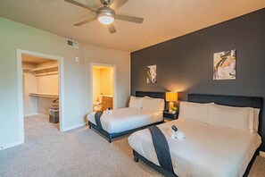 2 habitaciones, tabla de planchar con plancha, wifi y ropa de cama