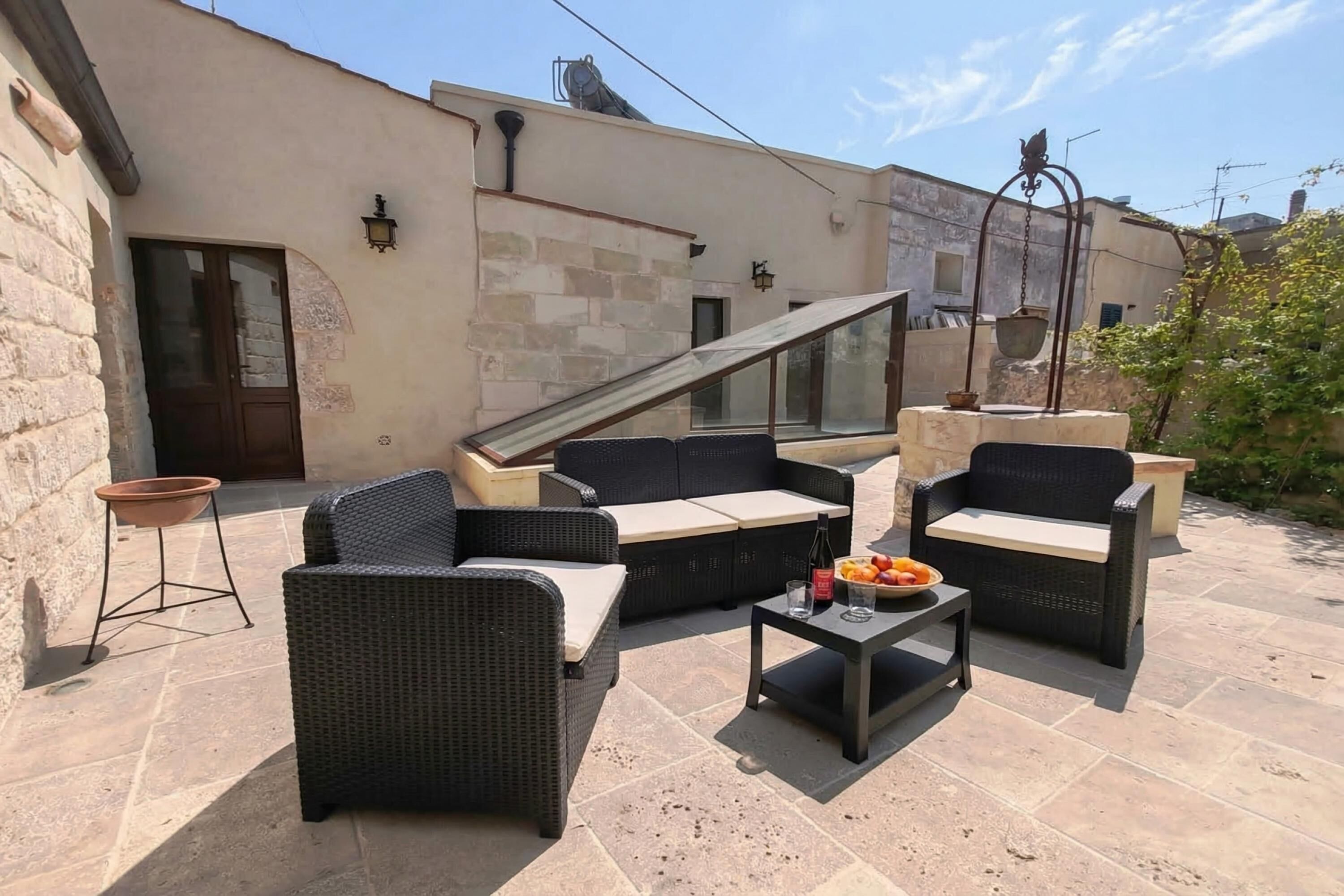 Familie appartement, 1 slaapkamer, magnetron (San Giorgio Boutique Apt2 With Airco) | Terras