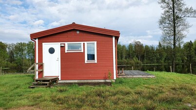 Nice cottage with panoramic views of Lake Hängasjön | SE06013
