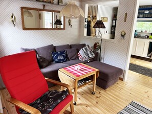 TV, fireplace, DVD player