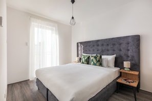 In-room safe, desk, laptop workspace, soundproofing