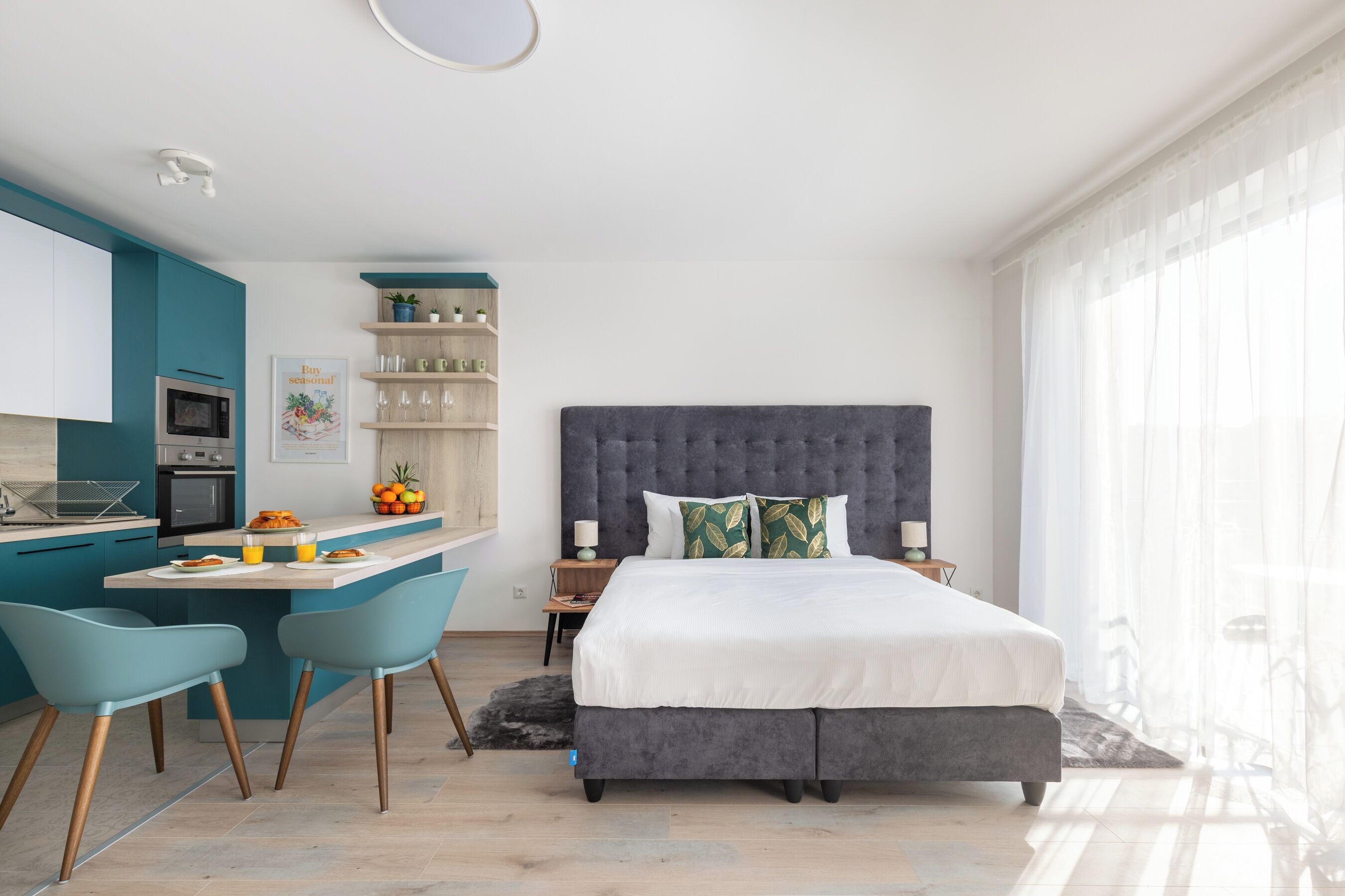 In-room safe, desk, laptop workspace, soundproofing