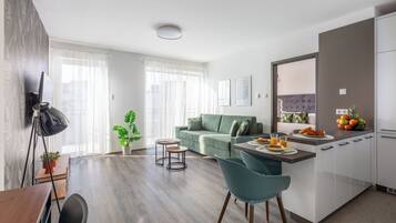 In-room safe, desk, laptop workspace, soundproofing