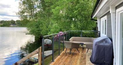 Lovely cottage in Bankeryd with a panoramic view of the lake | SE07027