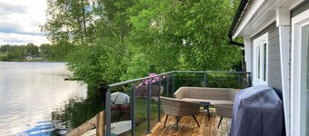 Schönes Ferienhaus mit Panoramablick auf den See, Bankeryd | SE07027