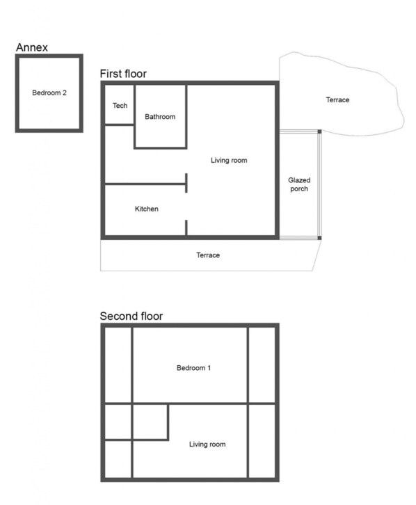Floor plan - Holiday home in Kärna, Bohuslän near salty baths | SE09034 (Kärna)