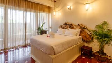 Habitación tradicional, patio, vistas al jardín | Vistas desde la habitación