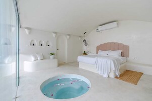 Honeymoon Room, Patio, Garden View | Egyptian cotton sheets, premium bedding, individually decorated