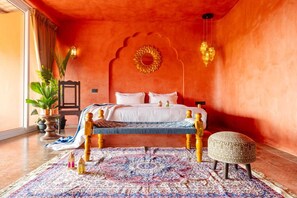 Elite Room, Patio, Garden View | Egyptian cotton sheets, premium bedding, individually decorated - Nomads Resort - Destination Stays (Vanur)