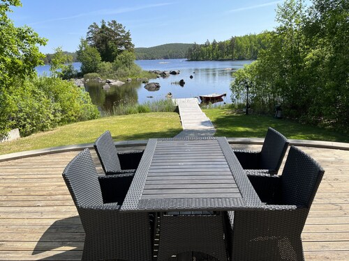 Newly built cottage located on a lake plot by Lake Flaten | SE05035