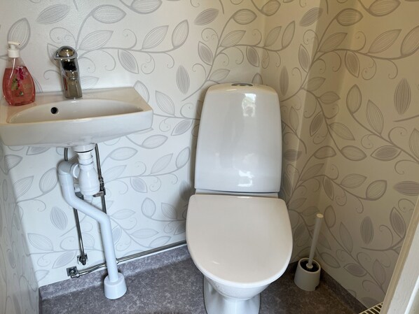 Douche, serviettes fournies